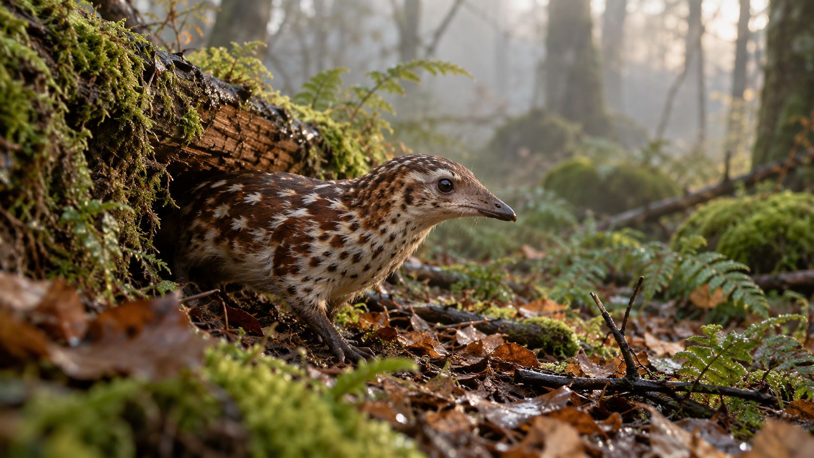 Raro esemplare di spergillo maculato nel suo habitat naturale